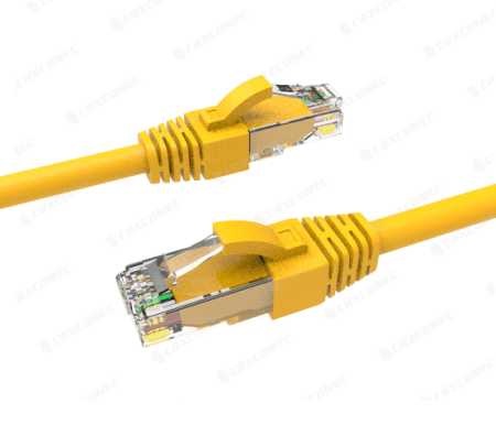 UL 인증 24 AWG Cat.6 UTP PVC 구리 케이블 패치 코드 1M 노란색 - UL 인증 24 AWG Cat.6 UTP 패치 코드